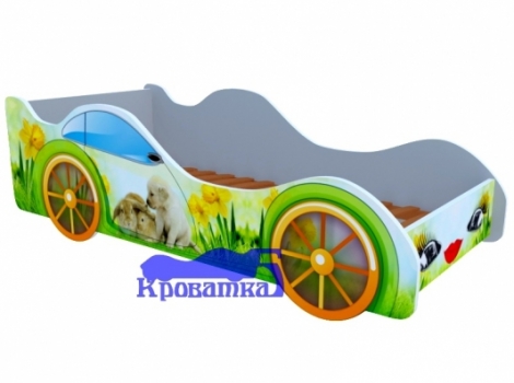 Кроватка кролики и собачка