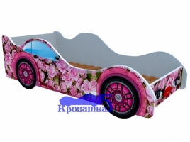 Кроватка розовые розы
