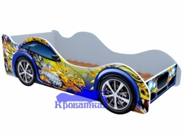 Кроватка синий дракон