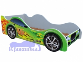 Кроватка зеленый форсаж