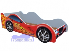 Кроватка красная молния
