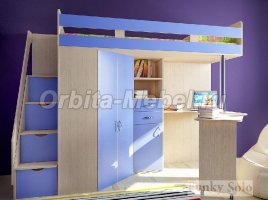 Детская кровать чердак Фанки Соло 1